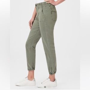 Paige mayslie jogger - vintage ivy green- size 27